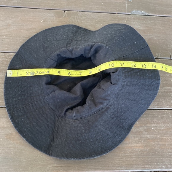 Bucket hat paisley print black and white - Picture 6 of 6